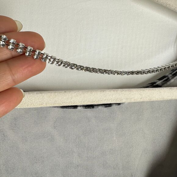 NWT Michael Kors Malachitery Velvet Cheetah Sheath Dress Chain Boat Neck Size 2X - Picture 4 of 14